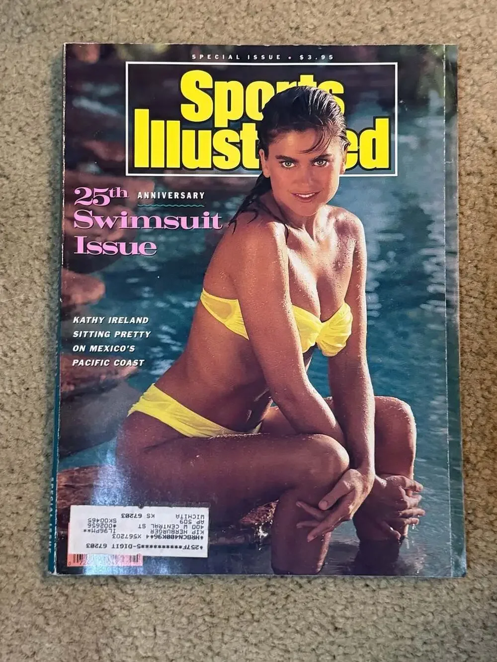 Lot of 2 Vintage Sports Illustrated Swimsuit Issues: 1989 Kathy Ireland and 1993